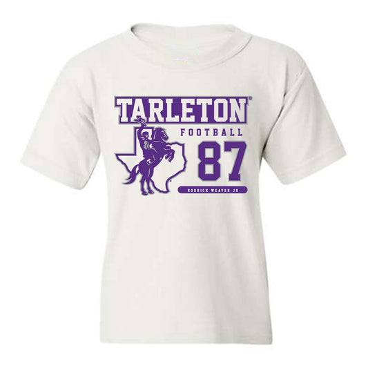 Tarleton State - NCAA Football : Rodrick Weaver Jr - Classic Fashion Shersey Youth T-Shirt