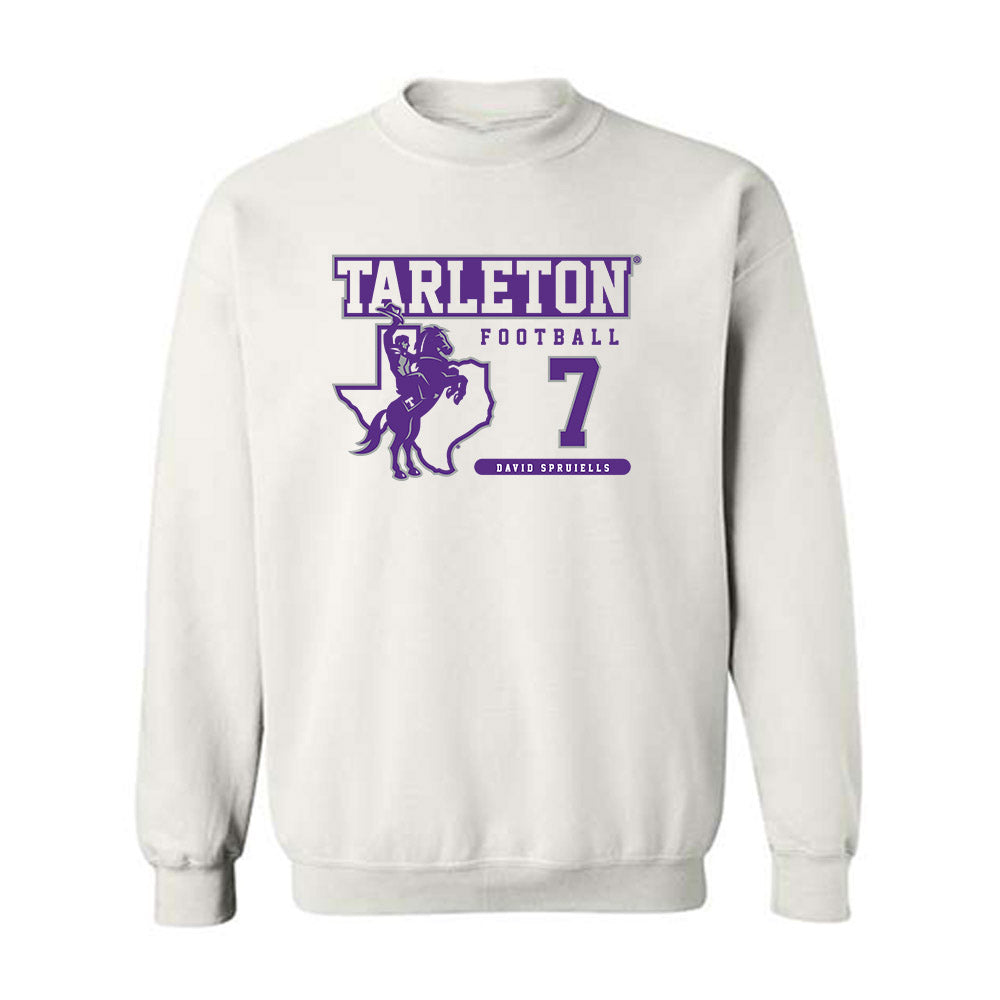 Tarleton State - NCAA Football : David Spruiells - Classic Fashion Shersey Crewneck Sweatshirt-0