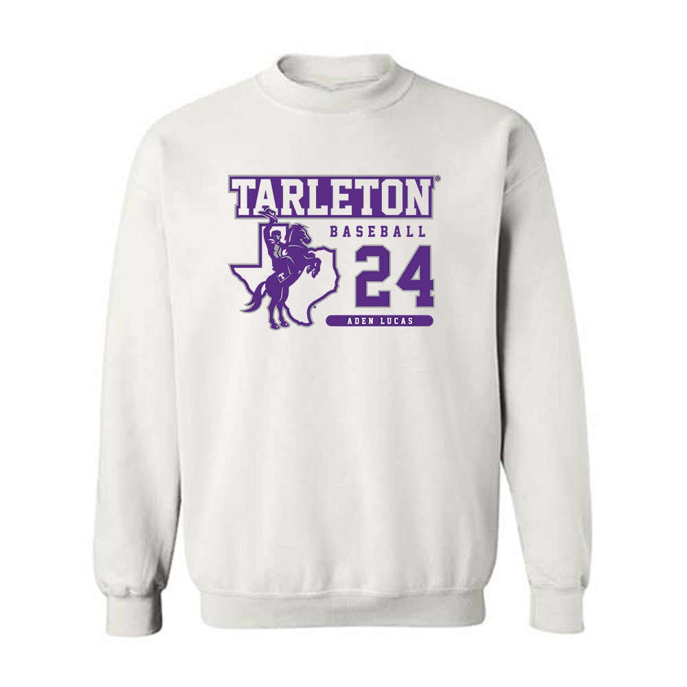 Tarleton State - NCAA Baseball : Aden Lucas - Classic Fashion Shersey Crewneck Sweatshirt-0