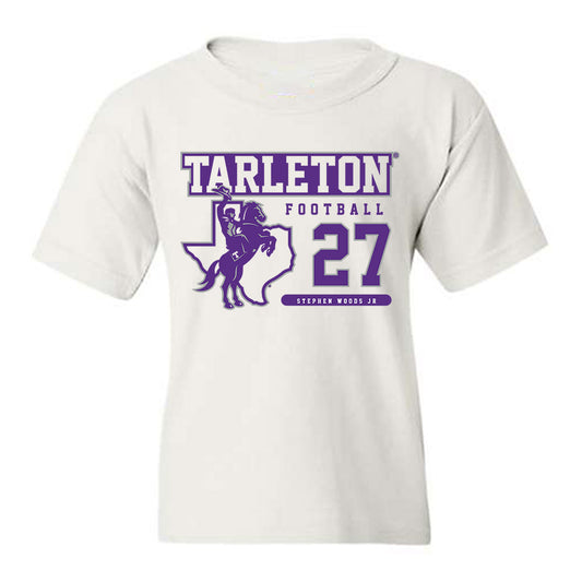 Tarleton State - NCAA Football : Stephen Woods Jr - Classic Fashion Shersey Youth T-Shirt-0