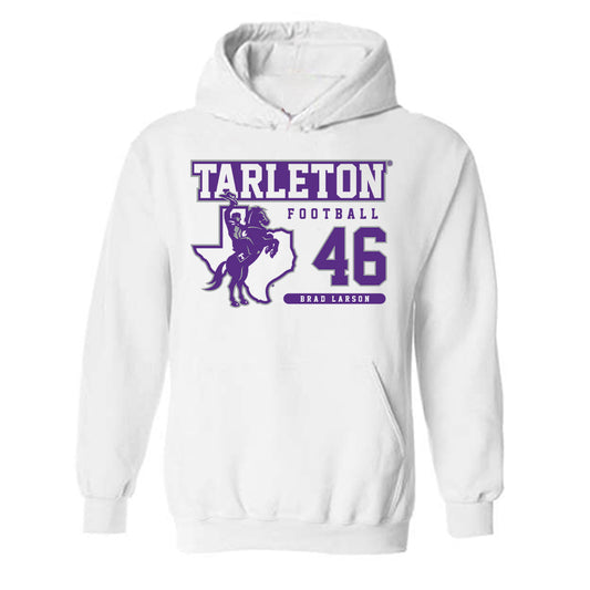 Tarleton State - NCAA Football : Brad Larson - Classic Fashion Shersey Hooded Sweatshirt-0