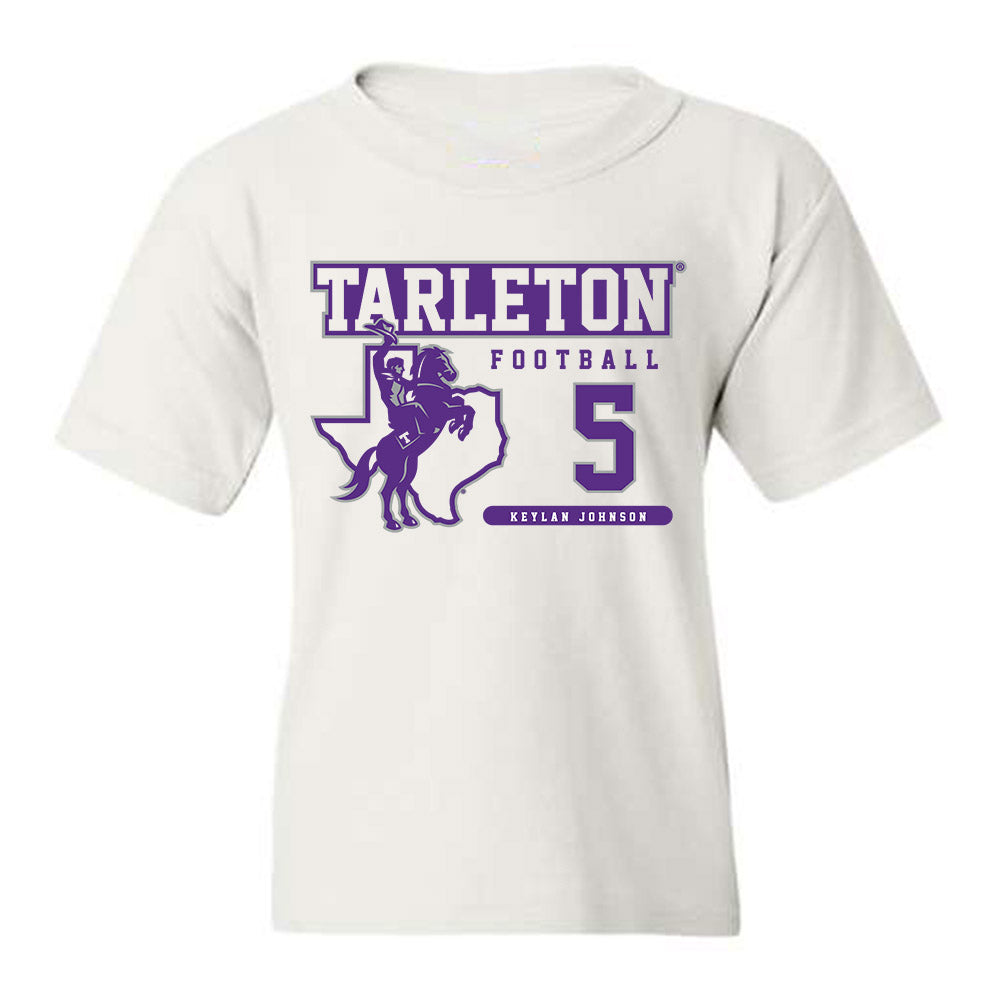 Tarleton State - NCAA Football : Keylan Johnson - Classic Fashion Shersey Youth T-Shirt