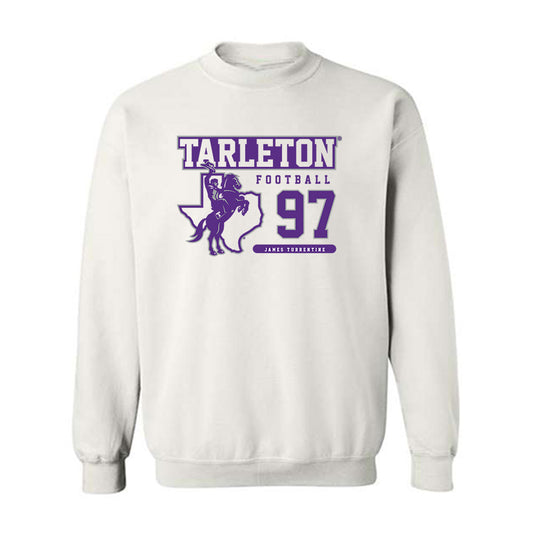 Tarleton State - NCAA Football : James Turrentine - Classic Fashion Shersey Crewneck Sweatshirt-0
