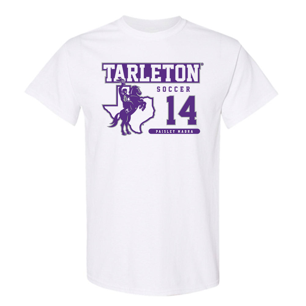 Tarleton State - NCAA Women's Soccer : Paisley Mabra - Classic Fashion Shersey T-Shirt-0