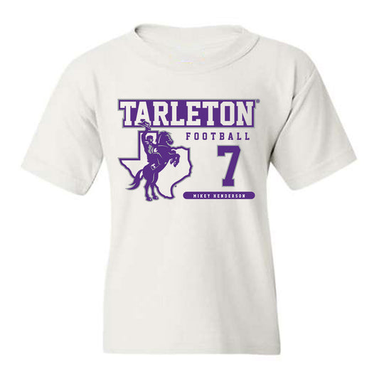 Tarleton State - NCAA Football : Mikey Henderson - Classic Fashion Shersey Youth T-Shirt
