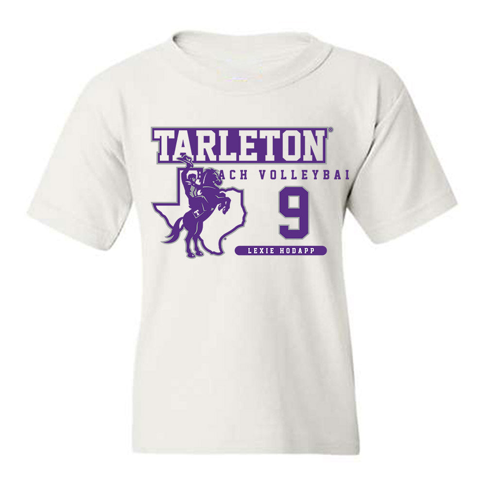 Tarleton State - NCAA Beach Volleyball : Lexie Hodapp - Classic Fashion Shersey Youth T-Shirt-0