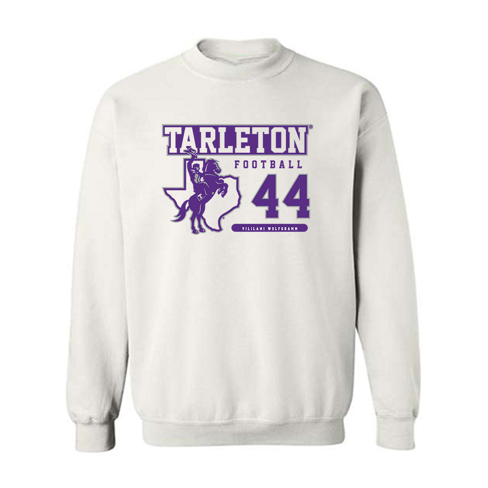 Tarleton State - NCAA Football : Vililami Wolfgramm - Classic Fashion Shersey Crewneck Sweatshirt