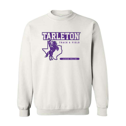 Tarleton State - NCAA Women's Track & Field : Jasmine Pullins - Classic Fashion Shersey Crewneck Sweatshirt-0