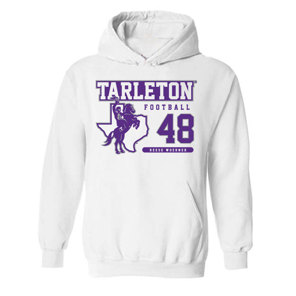 Tarleton State - NCAA Football : Reese Woerner - Classic Fashion Shersey Hooded Sweatshirt-0
