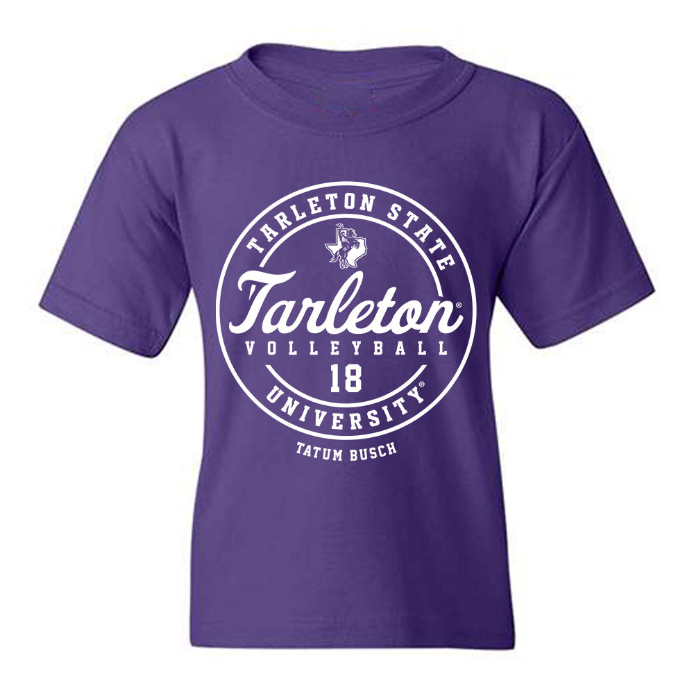 Tarleton State - NCAA Women's Volleyball : Tatum Busch - Classic Fashion Shersey Youth T-Shirt-0