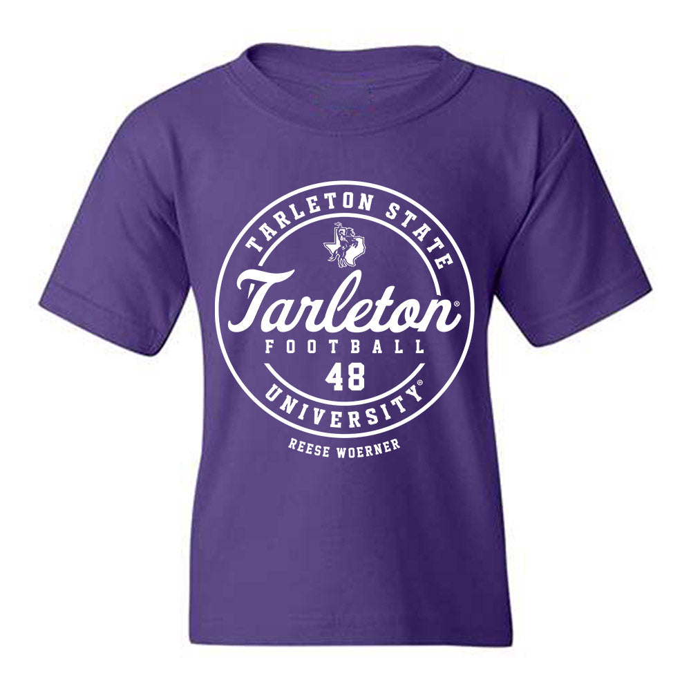 Tarleton State - NCAA Football : Reese Woerner - Classic Fashion Shersey Youth T-Shirt-0