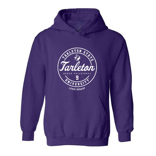 Tarleton State - NCAA Beach Volleyball : Lexie Hodapp - Classic Fashion Shersey Hooded Sweatshirt-0