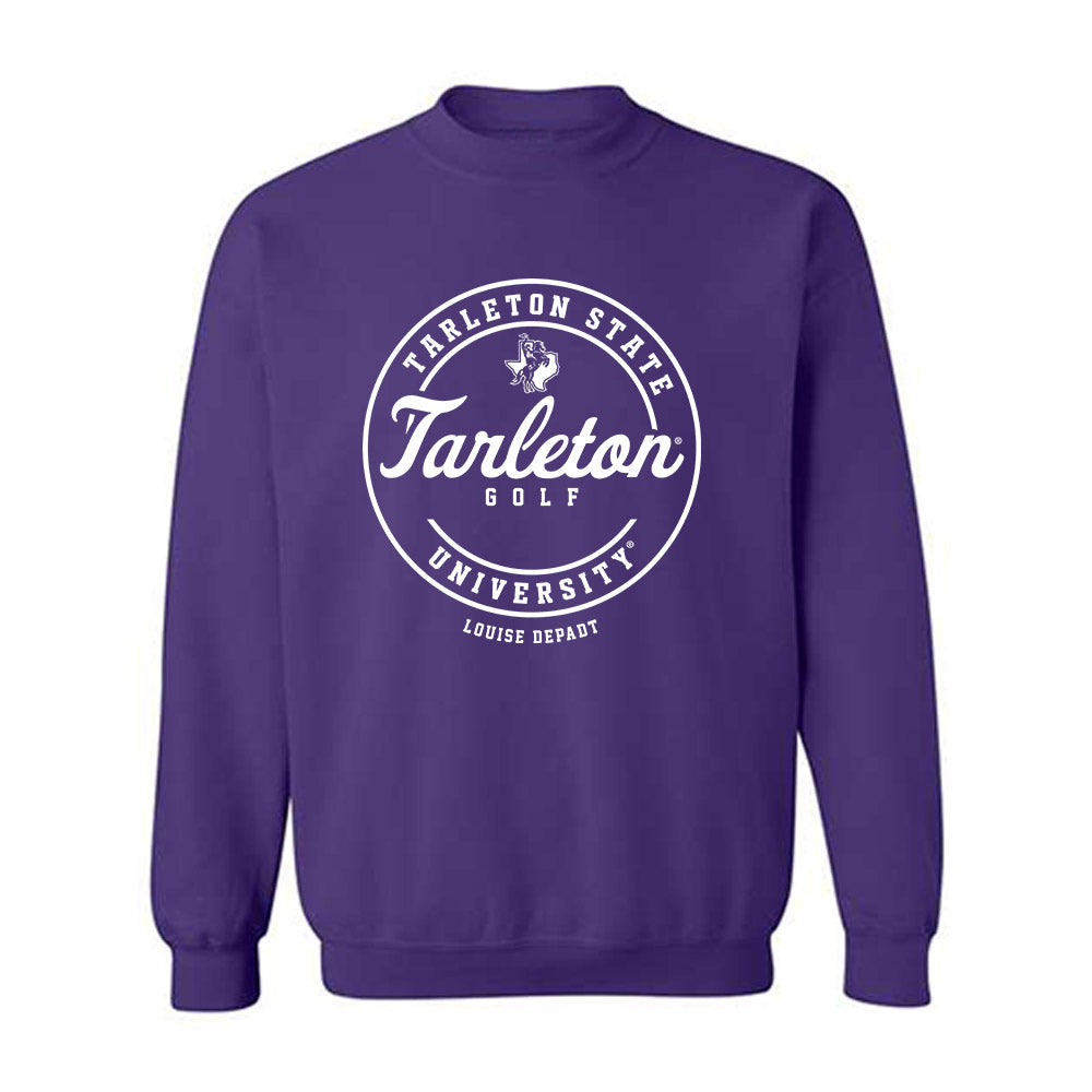 Tarleton State - NCAA Women's Golf : Louise Depadt - Classic Fashion Shersey Crewneck Sweatshirt-0