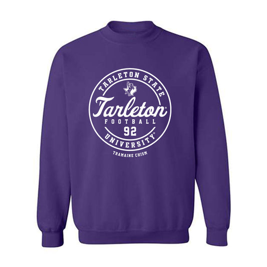 Tarleton State - NCAA Football : Tramaine Chism - Classic Fashion Shersey Crewneck Sweatshirt