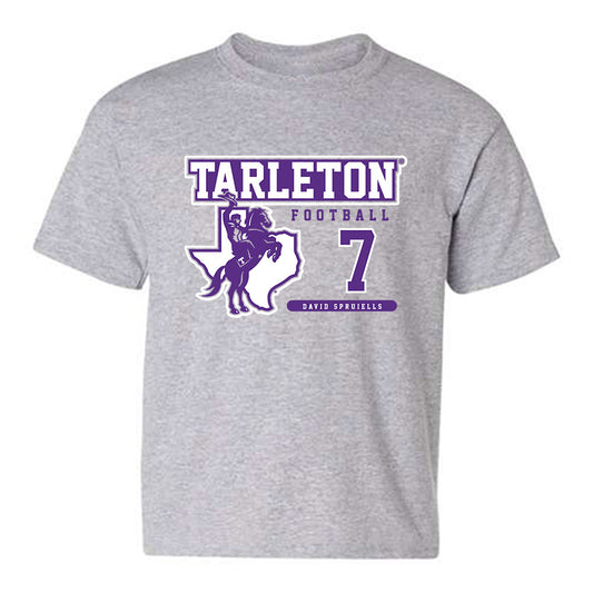 Tarleton State - NCAA Football : David Spruiells - Classic Fashion Shersey Youth T-Shirt-0