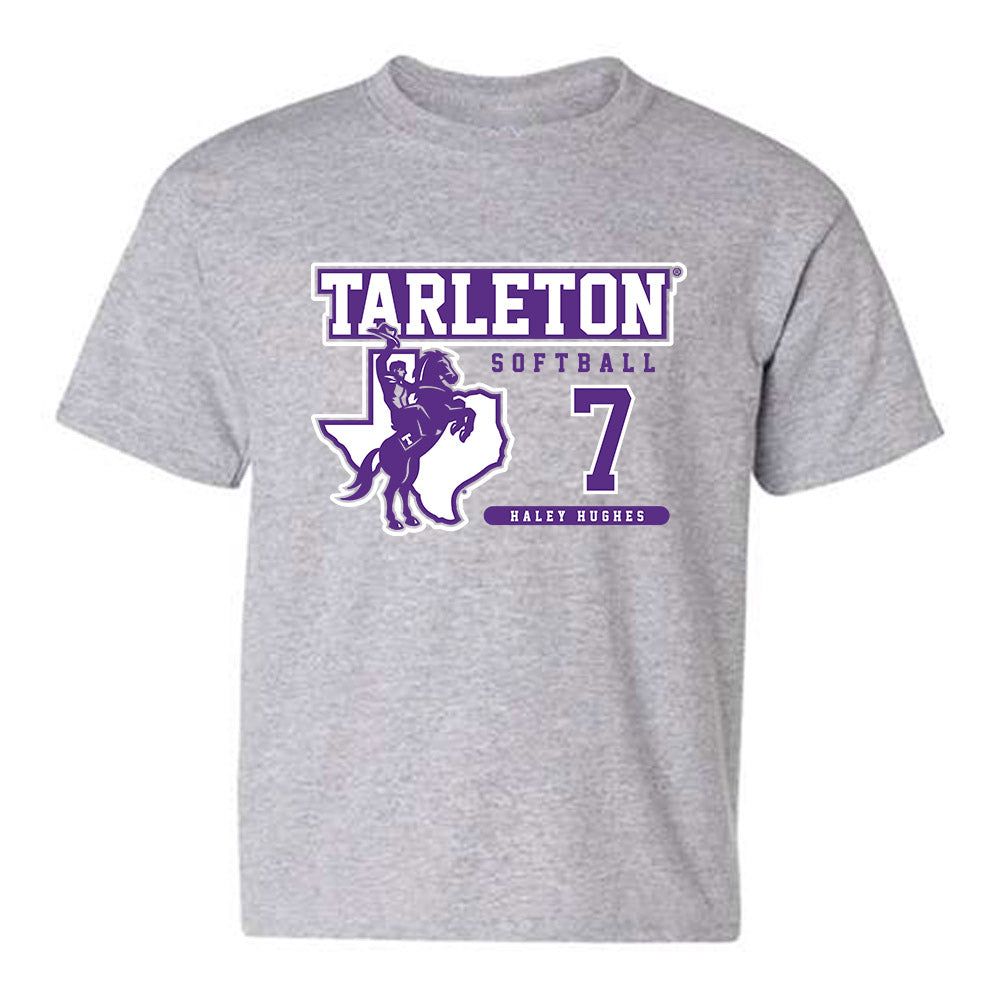 Tarleton State - NCAA Softball : Haley Hughes - Classic Fashion Shersey Youth T-Shirt-0