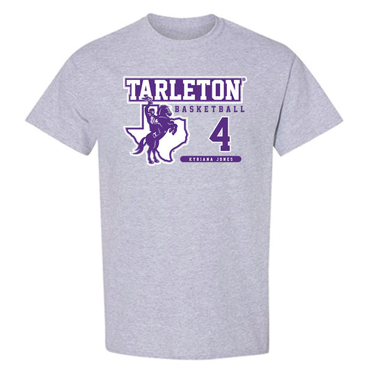 Tarleton State - NCAA Women's Basketball : Kyriana Jones - Classic Fashion Shersey T-Shirt-0
