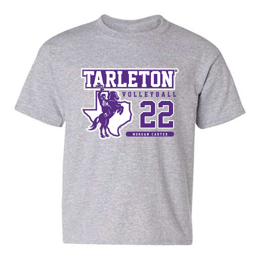 Tarleton State - NCAA Women's Volleyball : morgan carter - Classic Fashion Shersey Youth T-Shirt-0