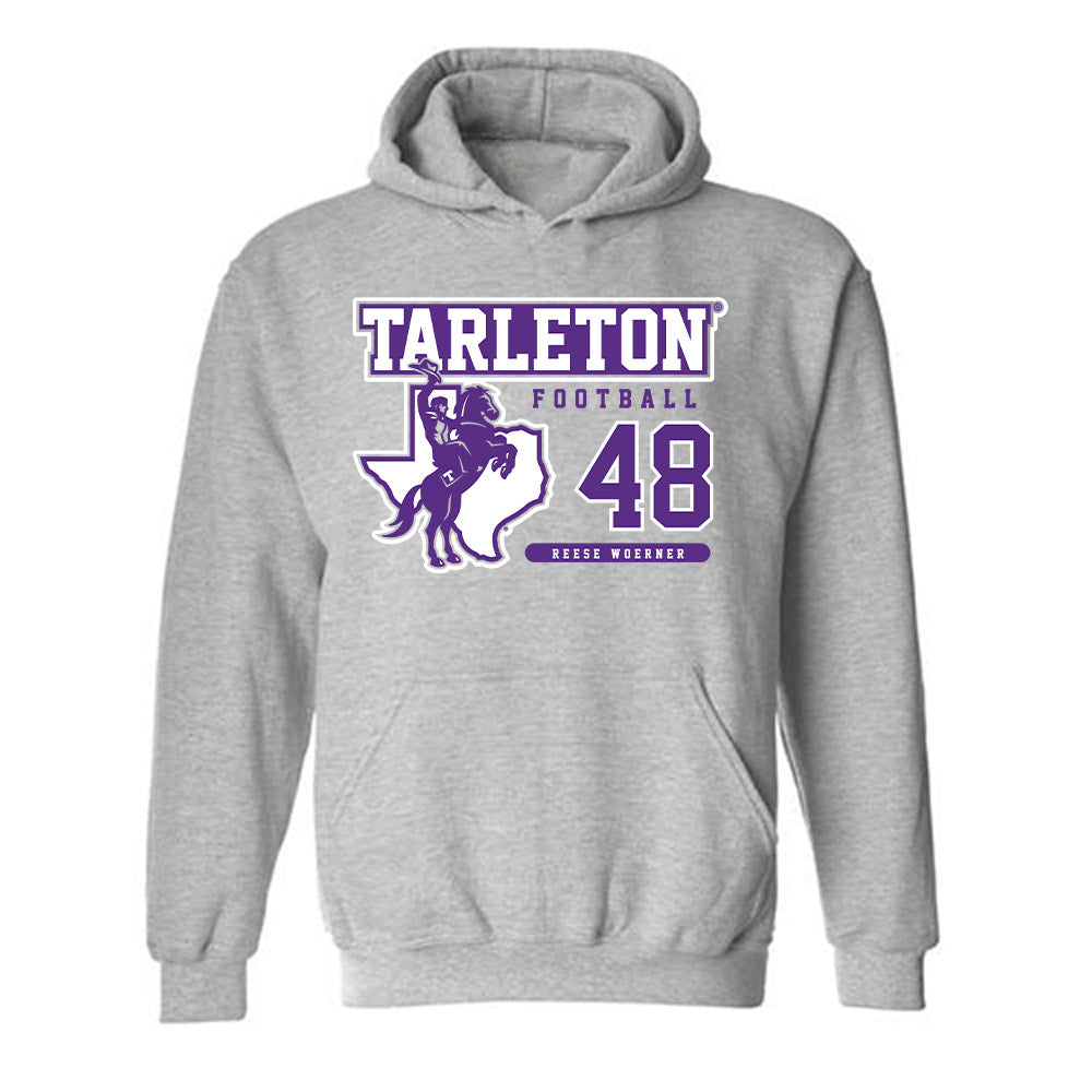 Tarleton State - NCAA Football : Reese Woerner - Classic Fashion Shersey Hooded Sweatshirt-0