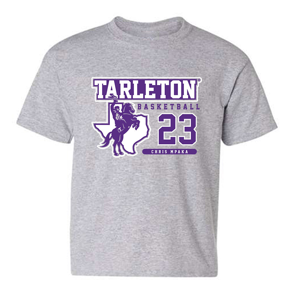 Tarleton State - NCAA Men's Basketball : Chris Mpaka - Classic Fashion Shersey Youth T-Shirt-0