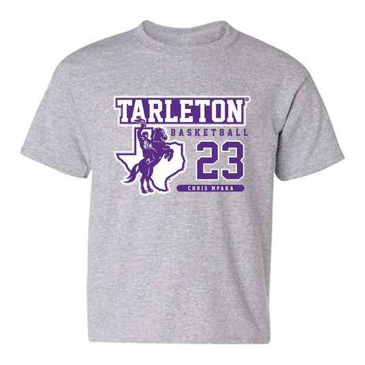 Tarleton State - NCAA Men's Basketball : Chris Mpaka - Classic Fashion Shersey Youth T-Shirt-0