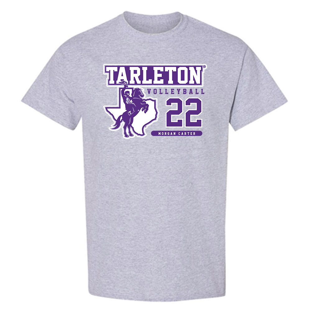 Tarleton State - NCAA Women's Volleyball : morgan carter - Classic Fashion Shersey T-Shirt-0
