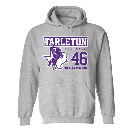 Tarleton State - NCAA Football : Brad Larson - Classic Fashion Shersey Hooded Sweatshirt-0