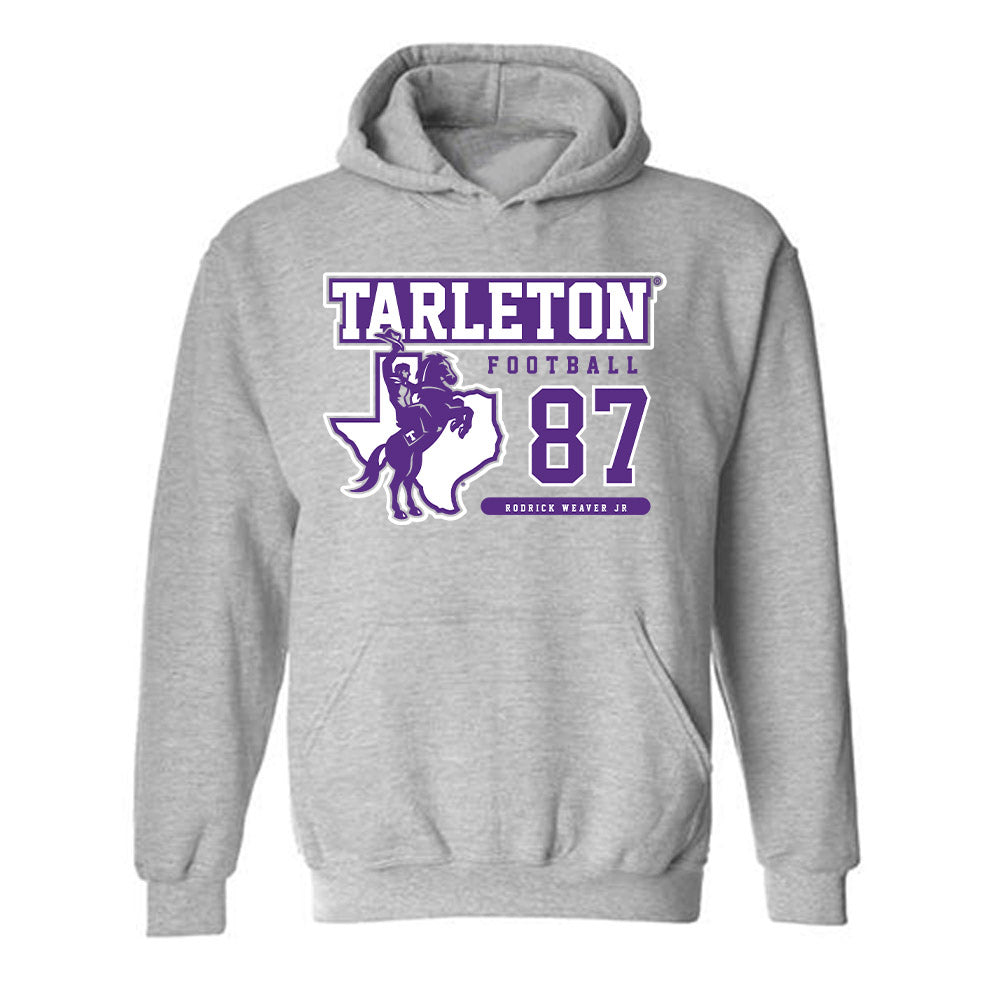 Tarleton State - NCAA Football : Rodrick Weaver Jr - Classic Fashion Shersey Hooded Sweatshirt