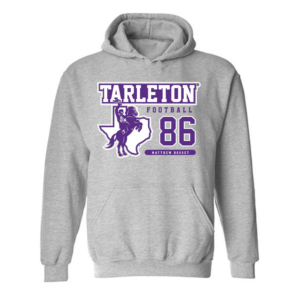Tarleton State - NCAA Football : Matthew Bosset - Classic Fashion Shersey Hooded Sweatshirt-0