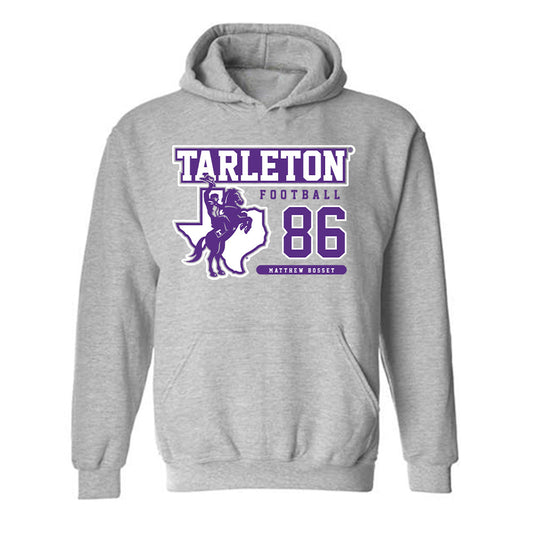 Tarleton State - NCAA Football : Matthew Bosset - Classic Fashion Shersey Hooded Sweatshirt-0