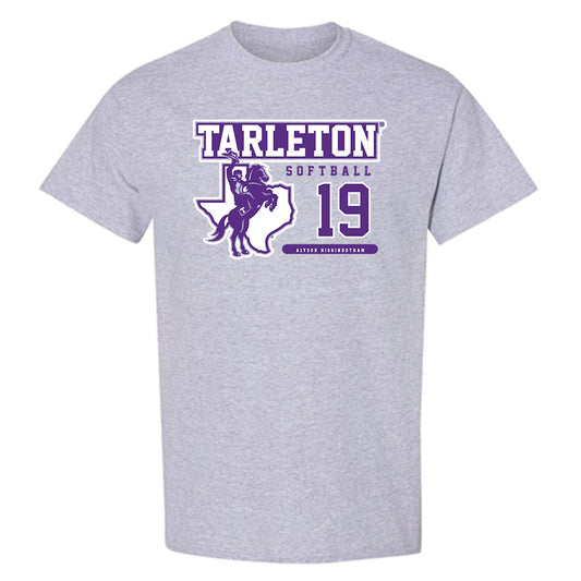 Tarleton State - NCAA Softball : Alyson Higginbotham - Classic Fashion Shersey T-Shirt-0