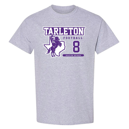 Tarleton State - NCAA Football : Braelon Bridges - Classic Fashion Shersey T-Shirt-0