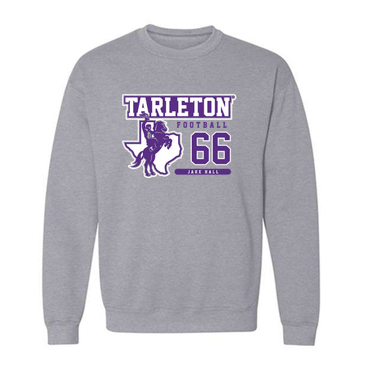 Tarleton State - NCAA Football : Jake Hall - Classic Fashion Shersey Crewneck Sweatshirt