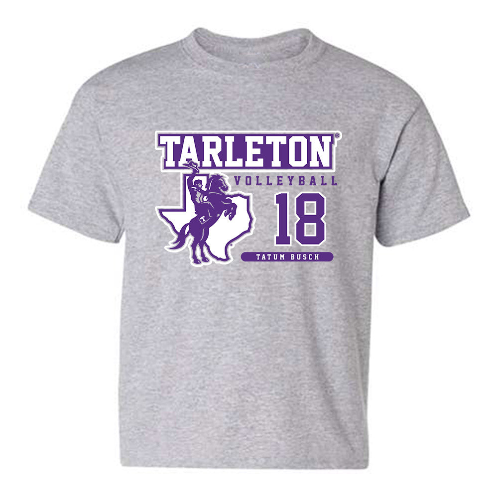 Tarleton State - NCAA Women's Volleyball : Tatum Busch - Classic Fashion Shersey Youth T-Shirt-0