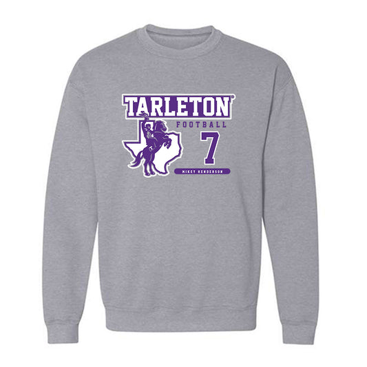 Tarleton State - NCAA Football : Mikey Henderson - Crewneck Sweatshirt