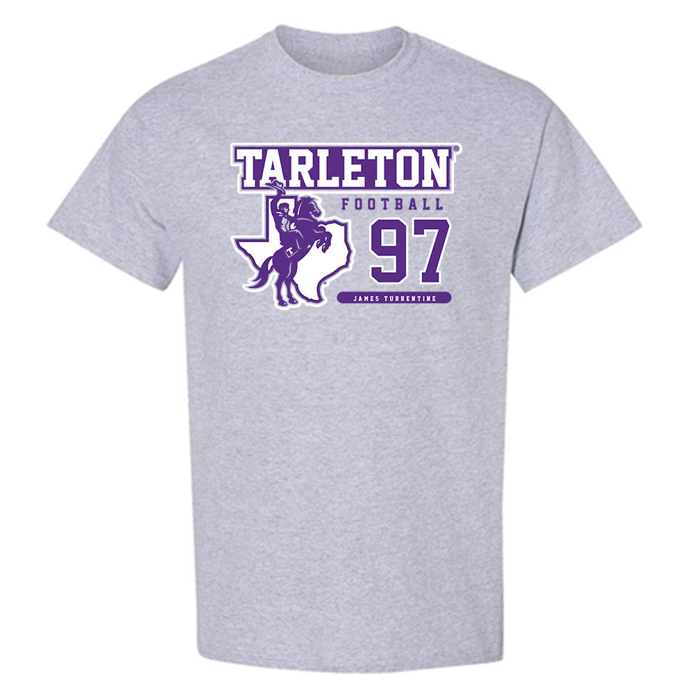 Tarleton State - NCAA Football : James Turrentine - Classic Fashion Shersey T-Shirt-0