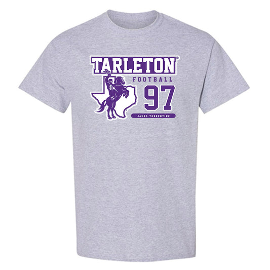 Tarleton State - NCAA Football : James Turrentine - Classic Fashion Shersey T-Shirt-0