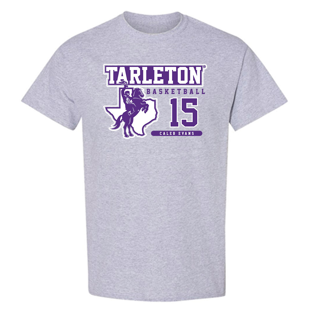 Tarleton State - NCAA Men's Basketball : Caleb Evans - Classic Fashion Shersey T-Shirt-0