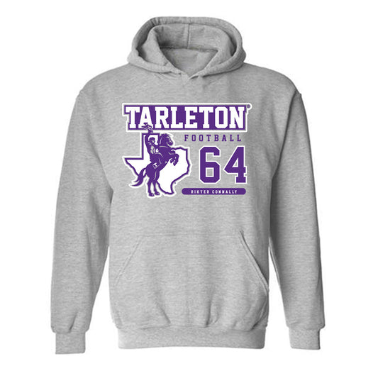 Tarleton State - NCAA Football : Rikter Connally - Classic Fashion Shersey Hooded Sweatshirt-0