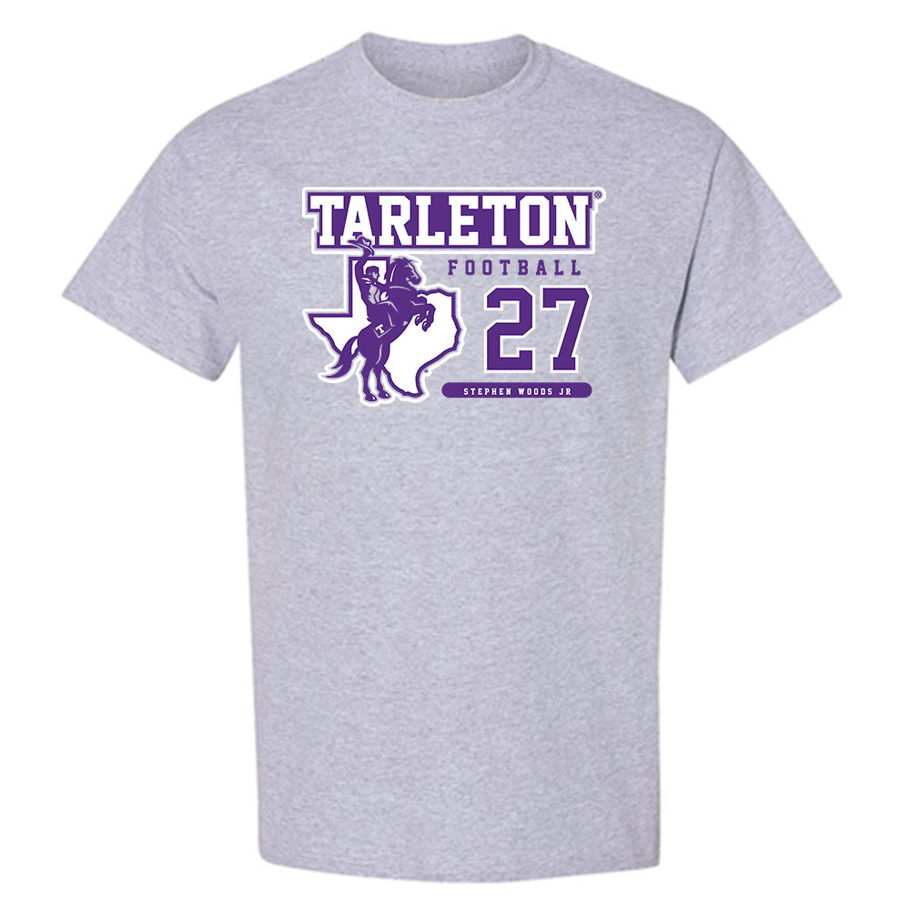 Tarleton State - NCAA Football : Stephen Woods Jr - Classic Fashion Shersey T-Shirt-0