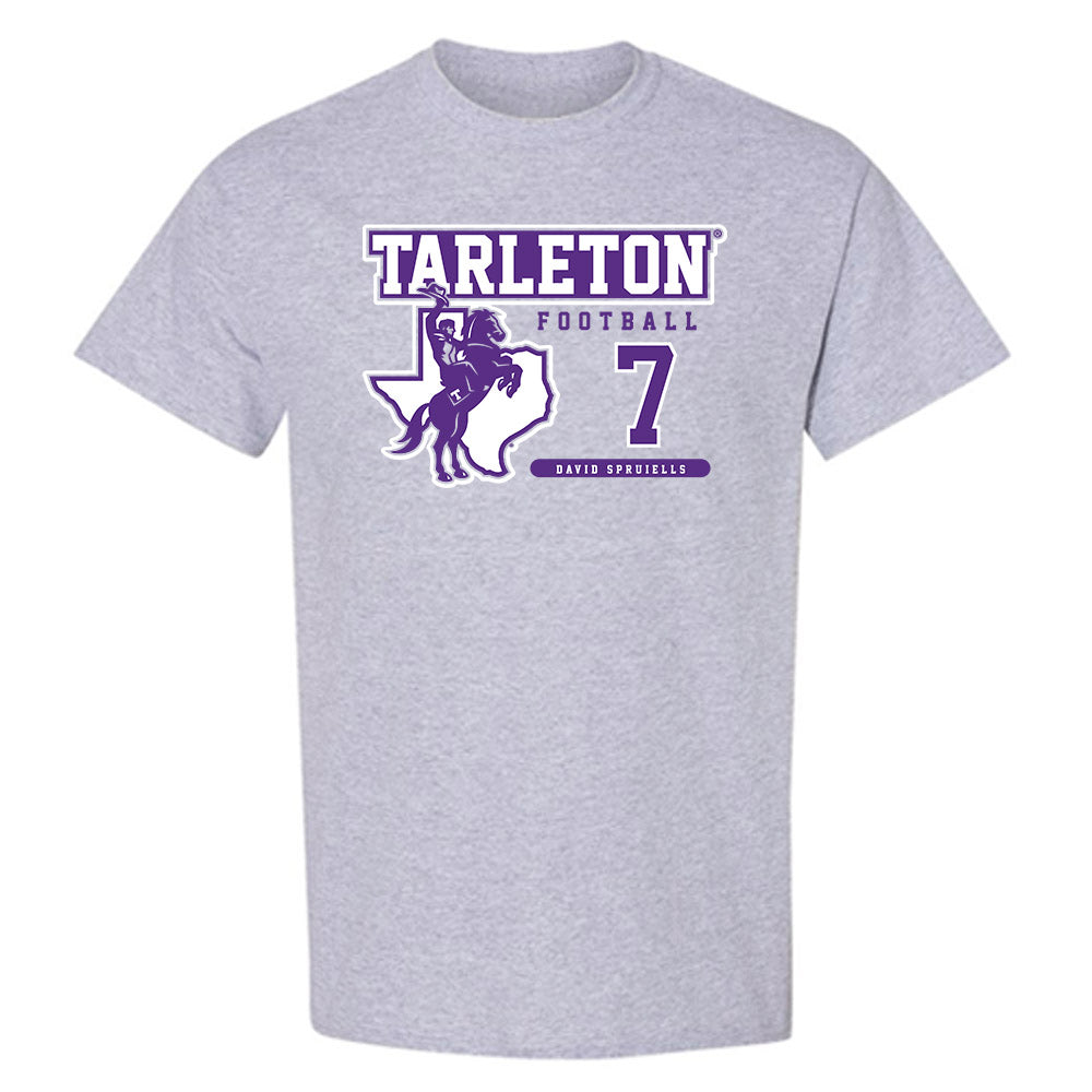 Tarleton State - NCAA Football : David Spruiells - Classic Fashion Shersey T-Shirt-0