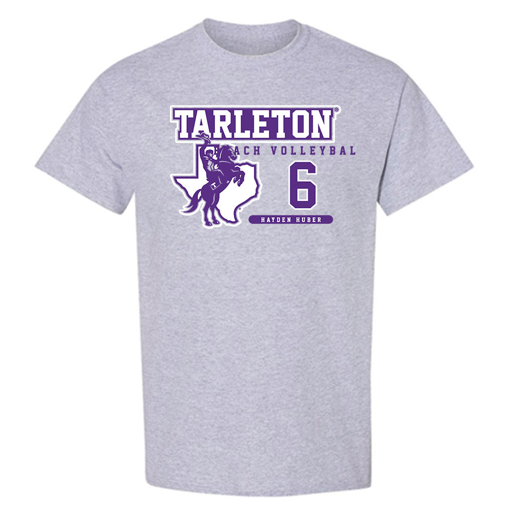 Tarleton State - NCAA Beach Volleyball : Hayden Huber - Classic Fashion Shersey T-Shirt-0