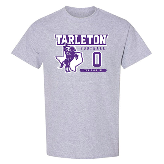 Tarleton State - NCAA Football : Tre Page III - Classic Fashion Shersey T-Shirt-0