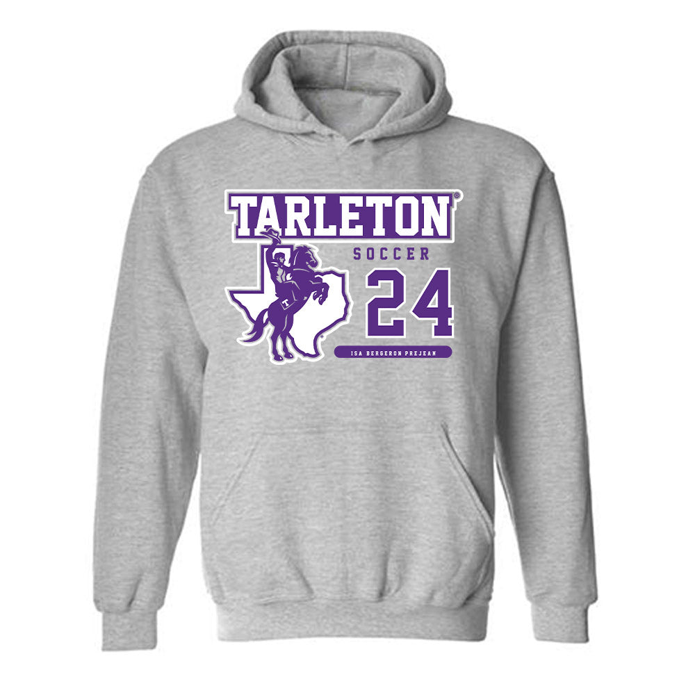 Tarleton State - NCAA Women's Soccer : Isa Bergeron-Prejean - Classic Fashion Shersey Hooded Sweatshirt-0