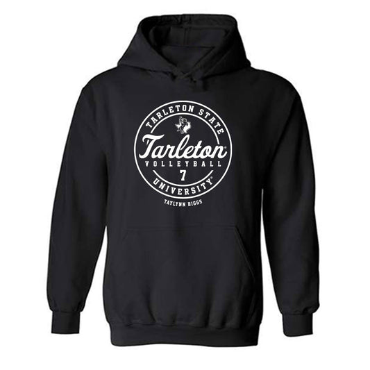Tarleton State - NCAA Women's Volleyball : Taylynn Biggs - Classic Fashion Shersey Hooded Sweatshirt-0
