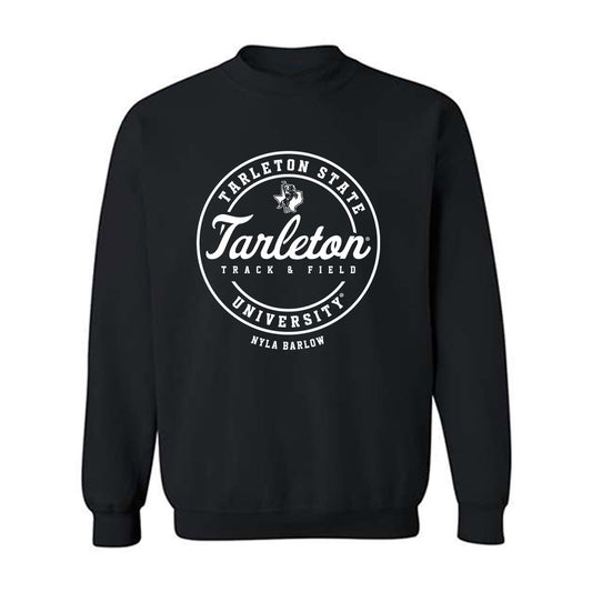Tarleton State - NCAA Women's Track & Field : Nyla Barlow - Classic Fashion Shersey Crewneck Sweatshirt-0