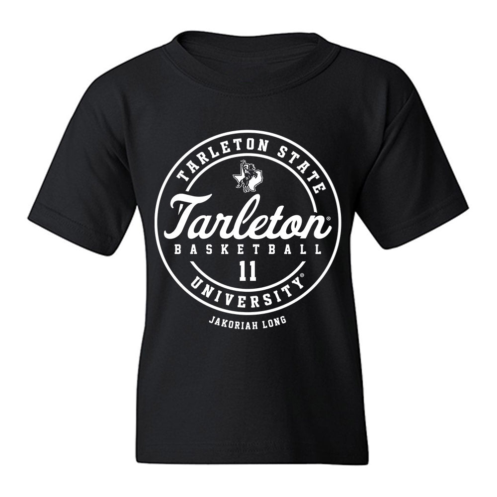 Tarleton State - NCAA Women's Basketball : Jakoriah Long - Classic Fashion Shersey Youth T-Shirt-0
