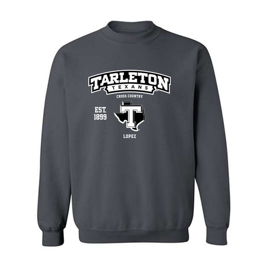 Tarleton State - NCAA Men's Cross Country : Michael Lopez - Classic Fashion Shersey Crewneck Sweatshirt-0