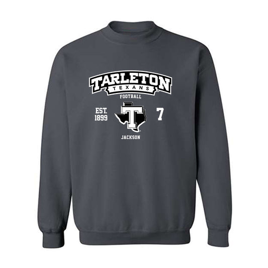 Tarleton State - NCAA Football : Jaylen Jackson - Classic Fashion Shersey Crewneck Sweatshirt-0