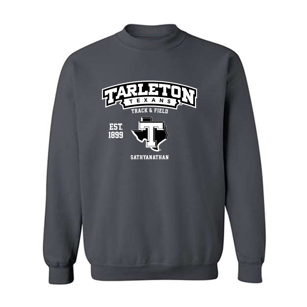 Tarleton State - NCAA Men's Track & Field : Lokesh Sathyanathan - Classic Fashion Shersey Crewneck Sweatshirt-0